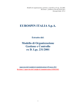 EUROSPIN ITALIA S.p.A.
