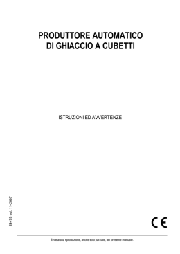 manuale d`uso fabbricatori