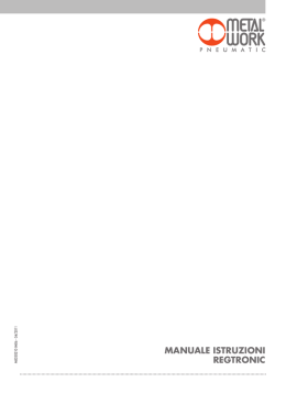 MANUALE ISTRUZIONI REGTRONIC