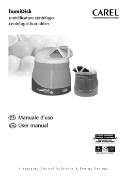 Manuale d`uso User manual