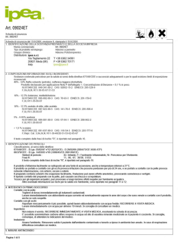 Scheda di Sicurezza Art. 09024ET