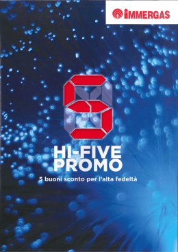 Page 1 Page 2 . D HI-FIVE PR&Igrave;&ograve; 5buoniscontgherl`&agrave;lla`fedqlt&agrave; 0