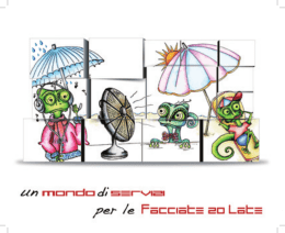 Scarica la nostra brochure our brochure