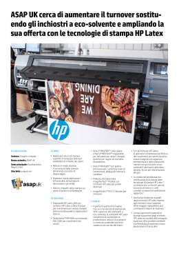 HP Latex 300 Printer | IT case study | ASAP UK | HP
