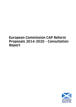 European Commission CAP Reform Proposals 2014