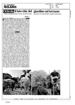 IlGiorno 7maggio - Orticola Di Lombardia