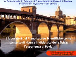 XCIX Congresso Nazionale SIF Trieste, 23