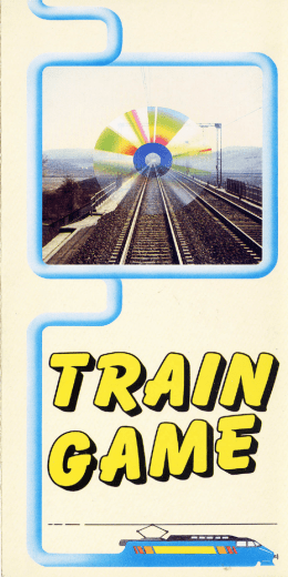 Page 1 Page 2 TRAIN GAME e un simulatore di guida semplificato