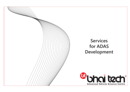 Services for ADAS Development