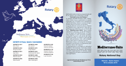 Mediterraneo Unito - Rotary distretto 2072