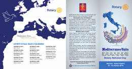 Mediterraneo Unito programma