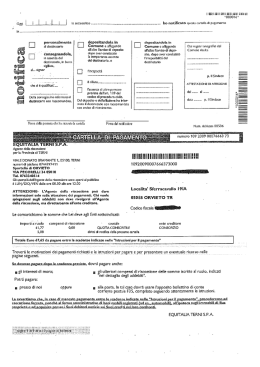 La notifica della cartella di pagamento