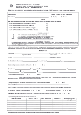 scuola infanzia - primaria - secondaria di i&deg; grado via della cultura, 14