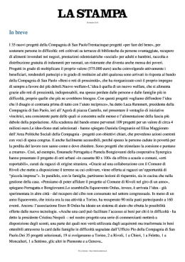 articolo progetto san paolo