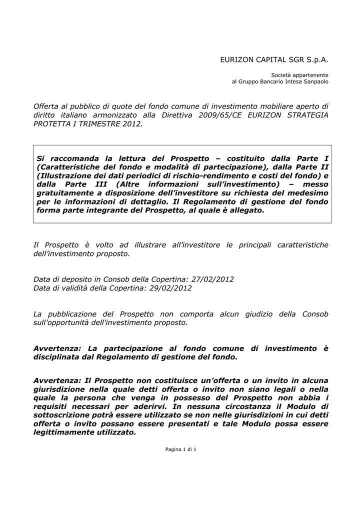 fondi eurizon paesi emergenti