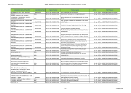 Lista candidature ricevute