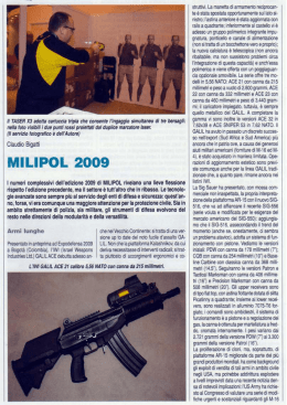 MILIPOL 2009 - Sezione Anai di Modena