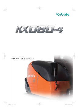 Kubota Kx 80-4 con Powertilt