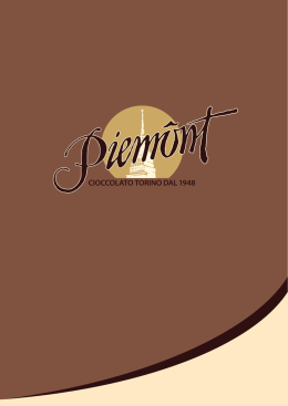 Scarica la brochure - Piemont Cioccolato
