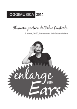 Il suono poetico di Fabio Pusterla