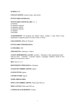 Scheda n. 9 - Il Lascito Cuneo