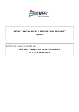 Listino Prestazioni Accessorie 2015 Gas_v02