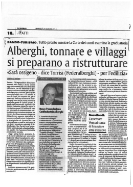 Alberghi, tonnare e villaggi
