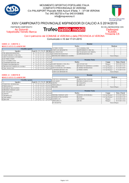 1 giornata - MSP Verona