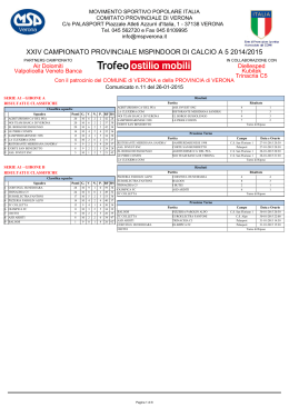 2 giornata - MSP Verona