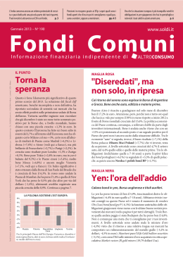 Fondi Comuni – 01/2013 – N° 190