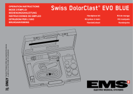 Swiss DolorClast® EVO BLUE