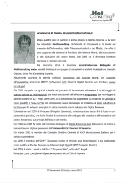 Curriculum - Comune di Monza