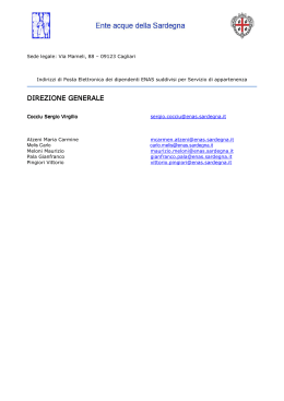 Elenco completo caselle di posta elettronica