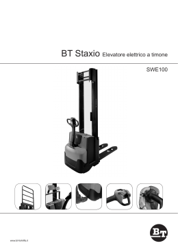 SWE100 BT Staxio Elevatore elettrico a timone