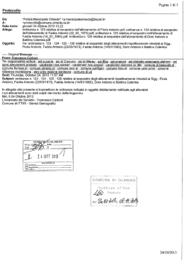 Pagina 1 di 1 - Comune di Olmedo