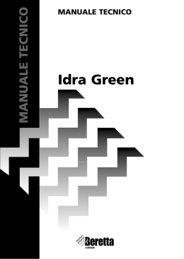 Manuali Tecnici Beretta/idra green tecnico - schede