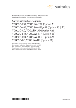 Sartorius Combics, Signum YDO02C-232, YDO0.SW