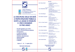 relatori - STUDIO ASSOCIATO CASTELLANI GATTI