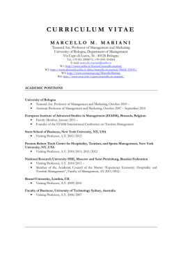 CURRICULUM VITAE