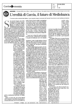 Corrieﬂàoonomia - Vado al Massimo