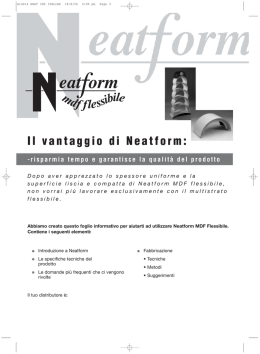 Il vantaggio di Neatform
