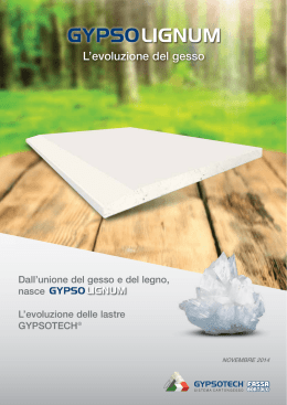L`evoluzione del gesso - Prodotti per l`edilizia