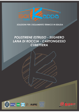 polistirene estruso - sugherc) lana di rcccia