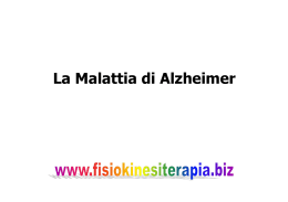La Malattia di Alzheimer