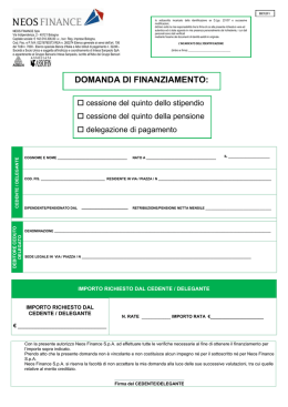 INFORMATIVA E CONSENSO AI SENSI DEL D