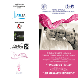 Visualizza l`invito - FIDAPA sezione di Altamura