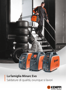 La famiglia Minarc Evo - JS Schweisstechnik AG