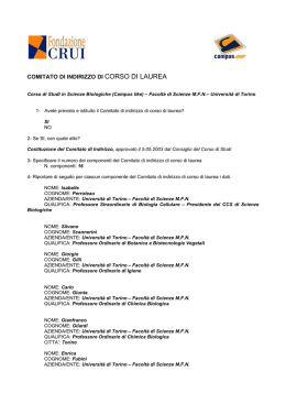 Scienze Biologiche