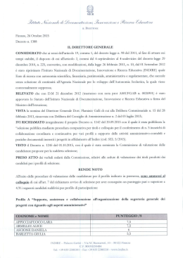 Decr. n. 1388 del 26/10/2015