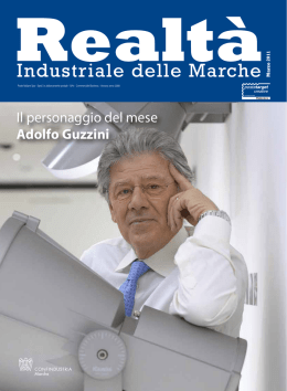 Il personaggio del mese Adolfo Guzzini